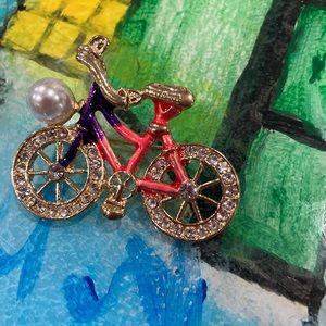 Betsey Johnson bicycle pin